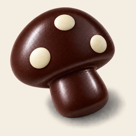 Leonidas Mushroom Chocolate Mousse